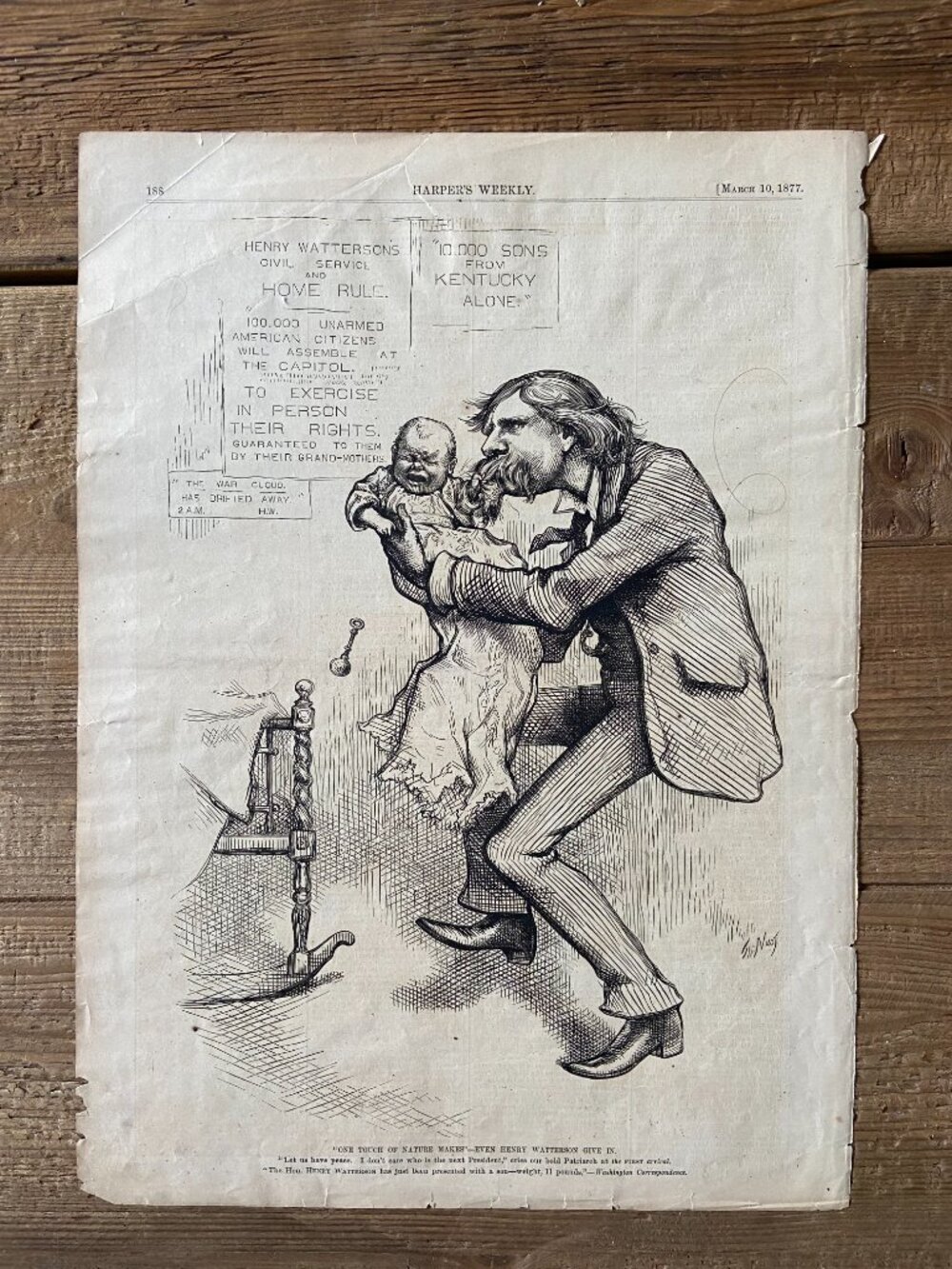 Harpers Weekly, Thomas Nast, Engraving,